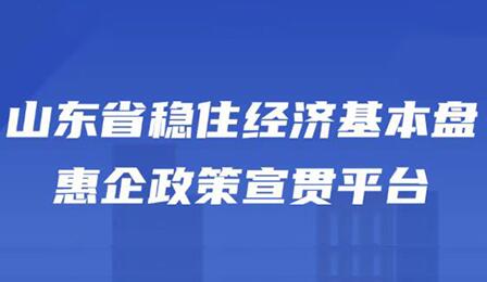 一站汇聚、精准直达！环球软件研发的山东省惠企政策宣贯平台上线了