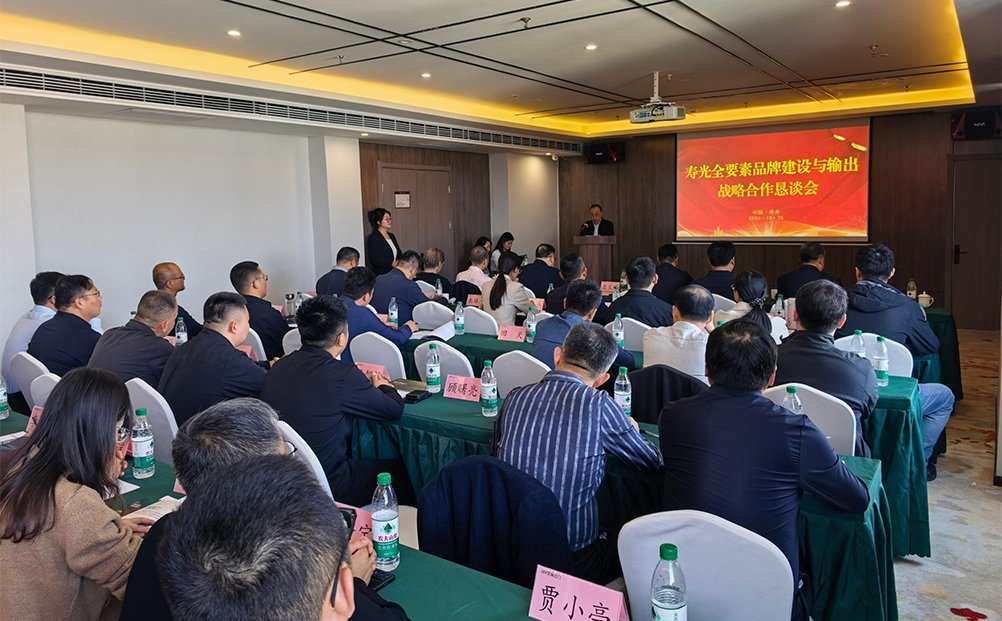 环球软件受邀参加寿光全要素品牌建设与输出战略合作恳谈会并发言